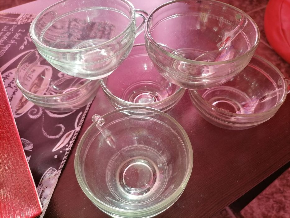 Стъклени термо чаши за кафе и чай