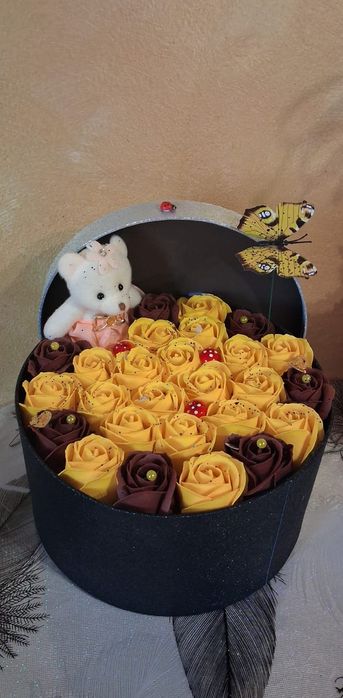 Aranjamente flori de sapun