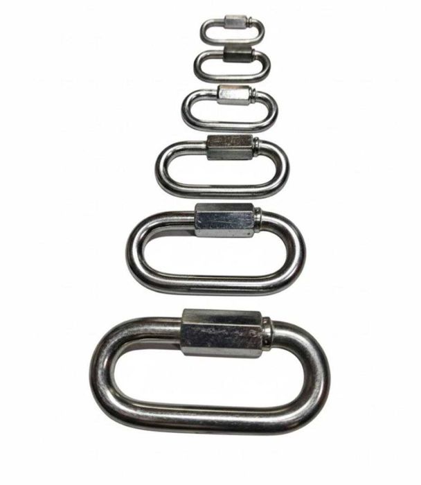 Карабины для альпинизма размеры от 4мм до 14мм