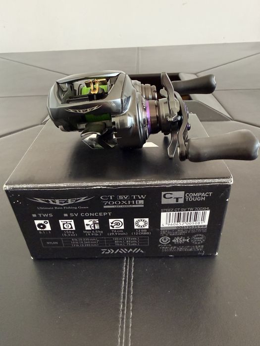 Daiwa Steez CT SV TW 700XHL , Raport recuperare 8.1:1 (76 cm)- Made in Japan
