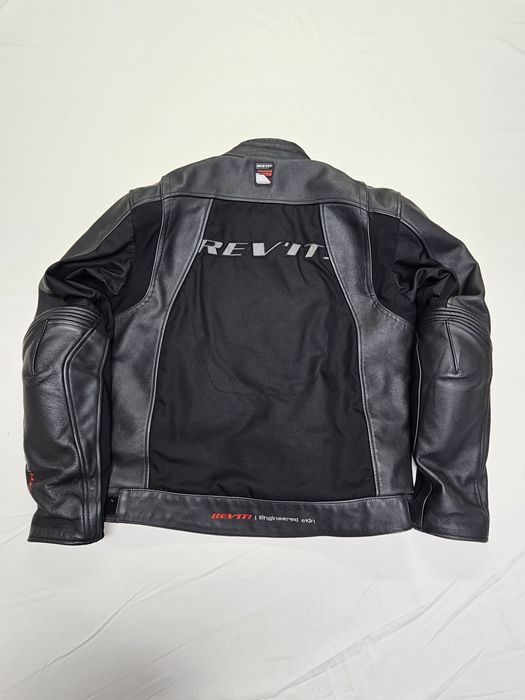 Geacă moto piele +mesh Revit 54