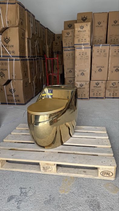 Унитаз литой монолитный высший сорт