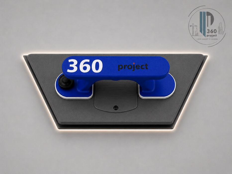 Рьчен шлайф "Blade Led" за шпакловка c LED подсветка Project 360