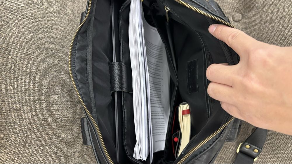 Кожаная сумка Frenzo