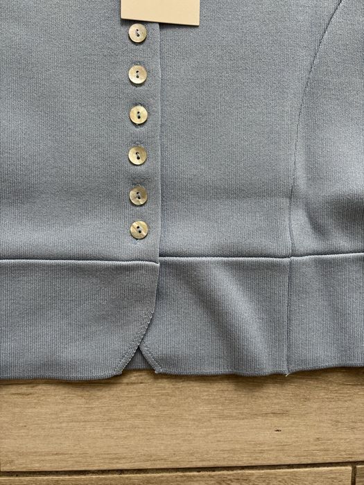Cardigan crop Zara Nou cu umeri buganti