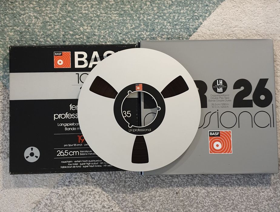 Benzi magnetofon Basf DPR26 muzica Disco anii 80