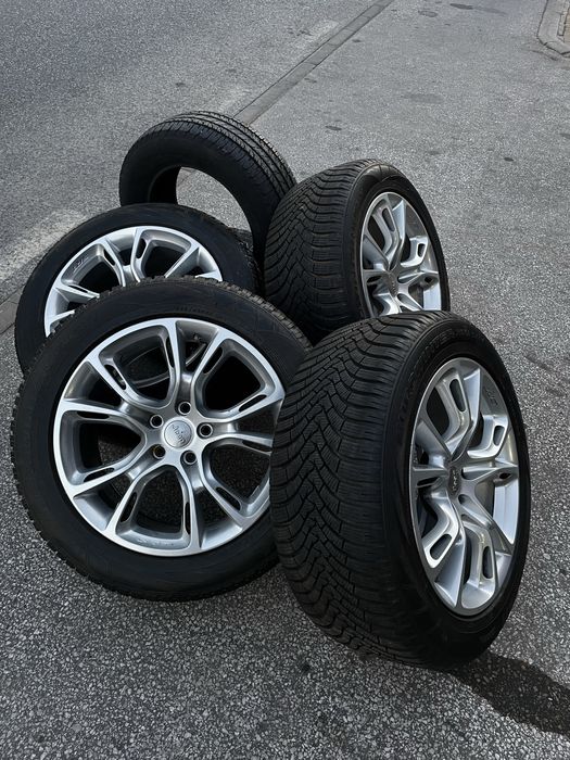 4 броя оригинални джанти SRT за Grand Cherokee 5x127 20”с датчици и гуми 295 /45 20 9mm !