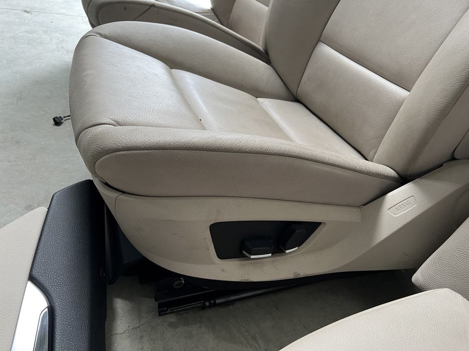 scaune Interior piele crem cu incalzire bmw f10 f11