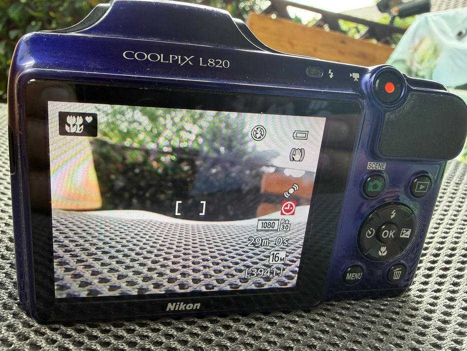 Aparat foto digital Nikon Coolpix L820, 16MP, Blue