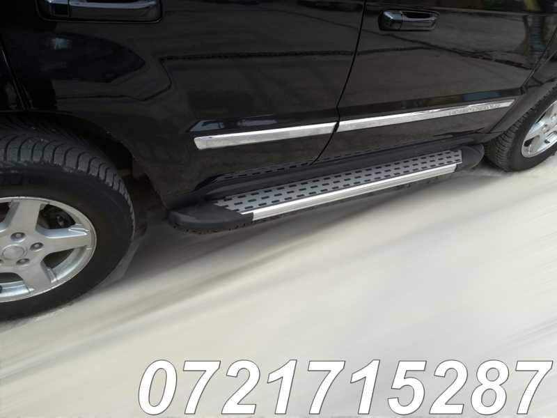 Praguri auto, trepte laterale din aluminiu