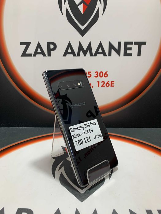 Zap Amanet Vitan - Samsung S10 Plus - Black - 128Gb