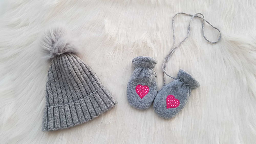 Детска шапка и ръкавици 1-2 години