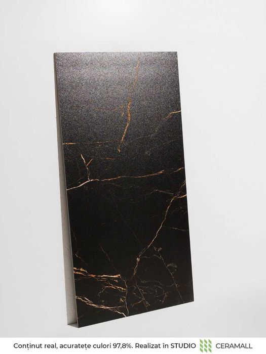 Gresie 8029 60x120 Black Gliter