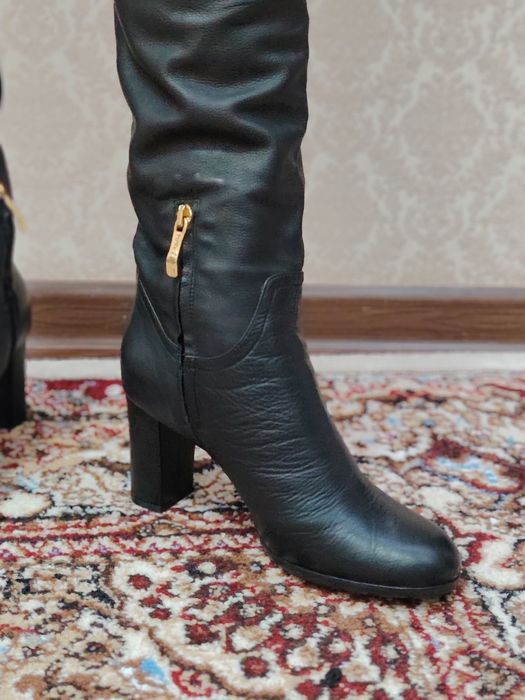 Чистый натуральный кожа 100% сапог сотилади янгги RENZI Фирма