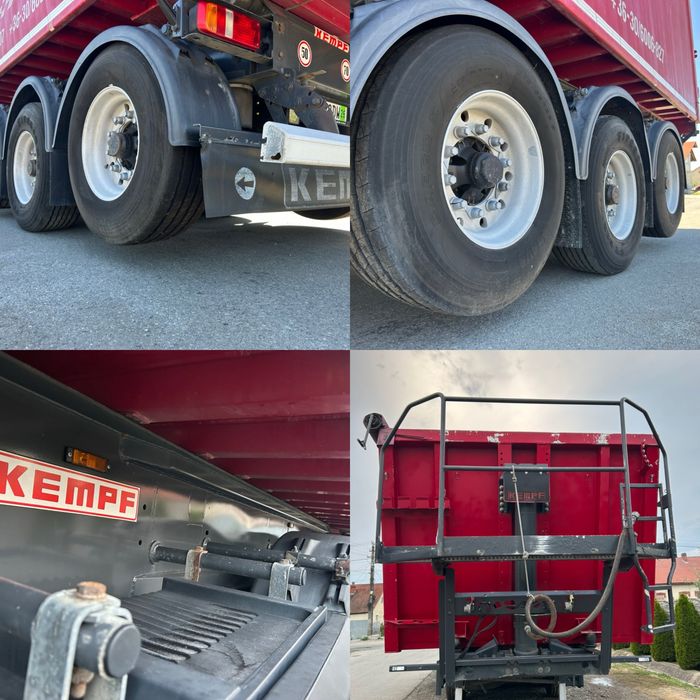 Semiremorca Cereale Kempf 40mc. Frana Disc  2015 Alcoa 2 Axe Liftante Recent Adus Impecabila