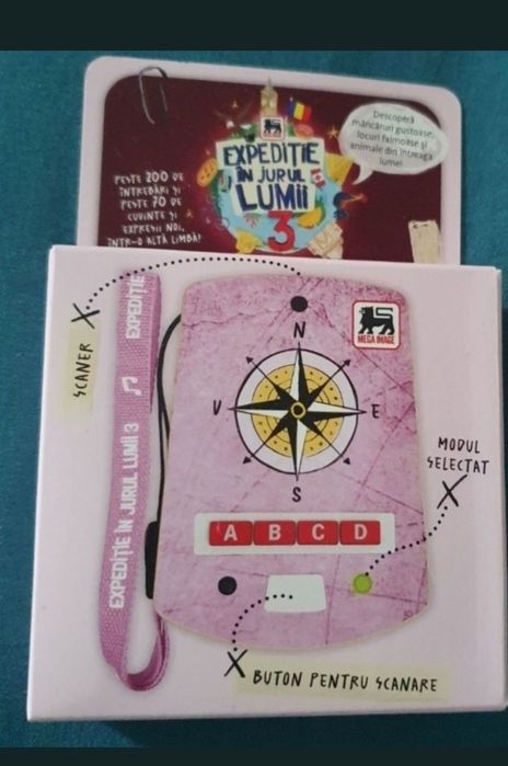 Boxa audio pt citirea stickerelit din Expediție în jurul lumii 3 noua intacta