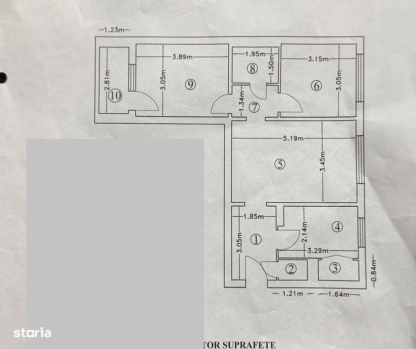 Apartament 3 Camere,etaj 1/4. Drumul Taberei-Metrou — fotografia 1