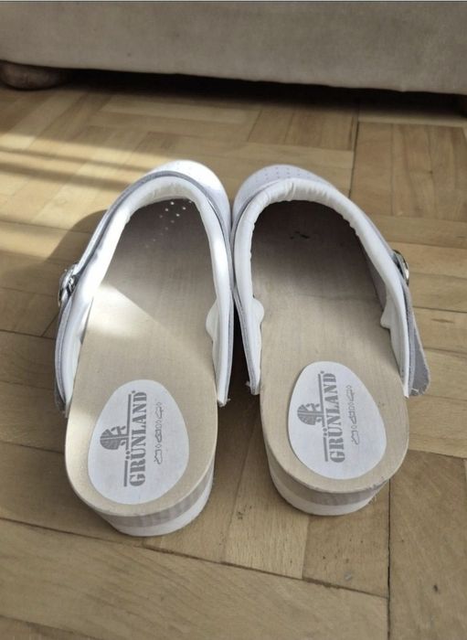 Papuci / Saboti ortopedici medicali Grünland, Lemn + Piele, Marime 40