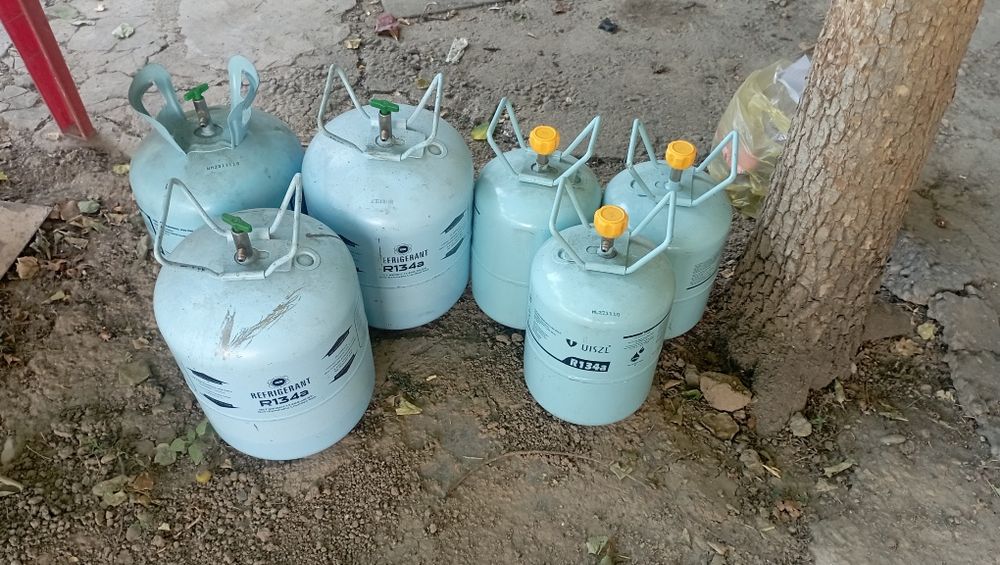 Пустой балон от фреона