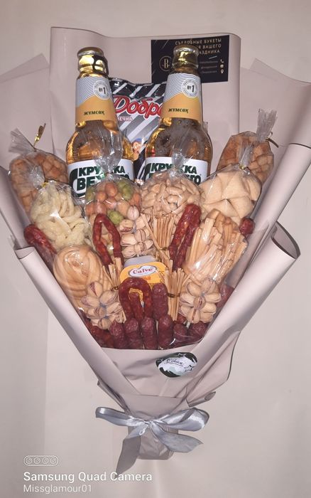 Мужские букеты и боксы