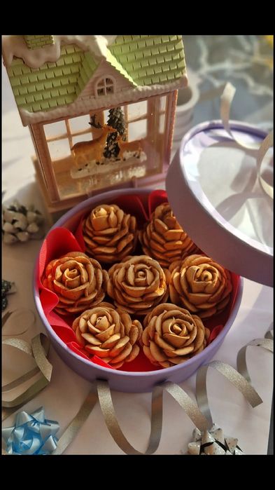 Сладкий букет из зефира