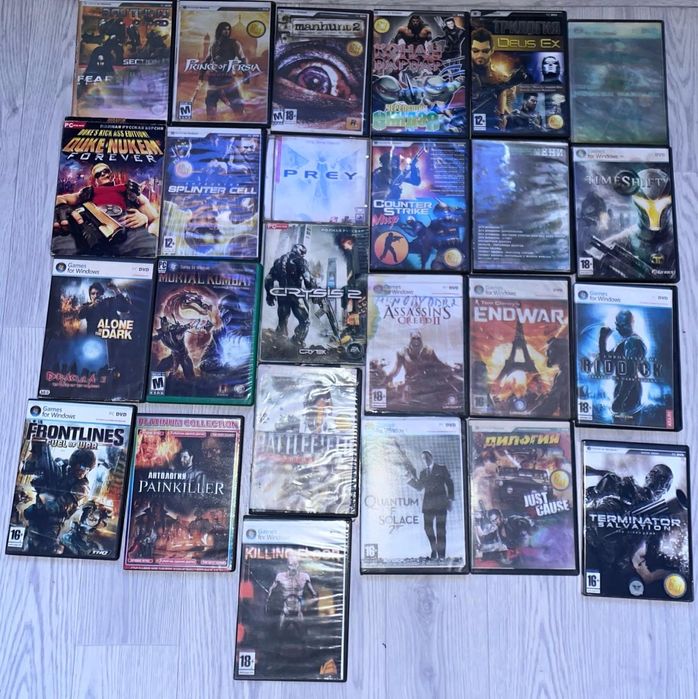 Продам диски с играми на пк