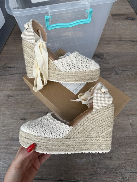 Нови дамски еспадрили на платформа 36 номер