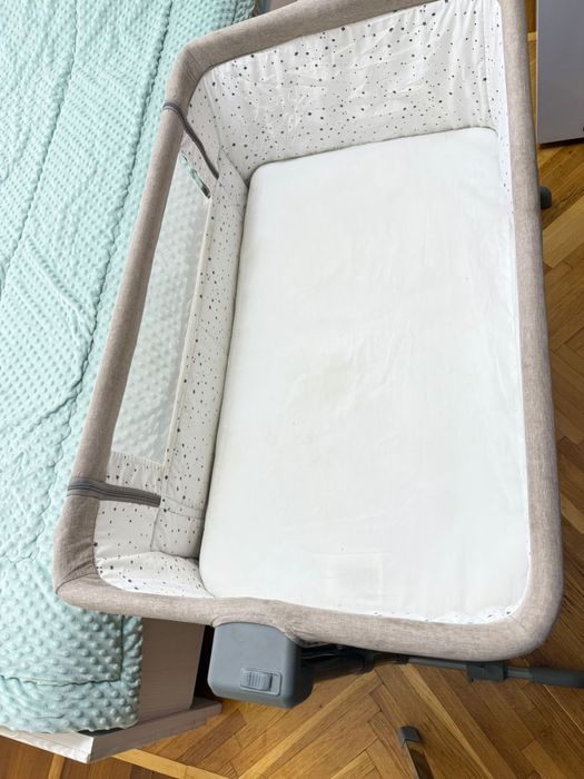 Кровать манеж приставной kinderkraft