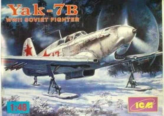 Сборная модель самолета Як-7Б (ICM, 1/48)