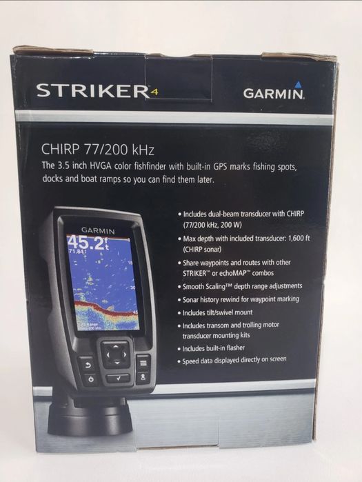 Новый эхолот Garmin STRIKER  4