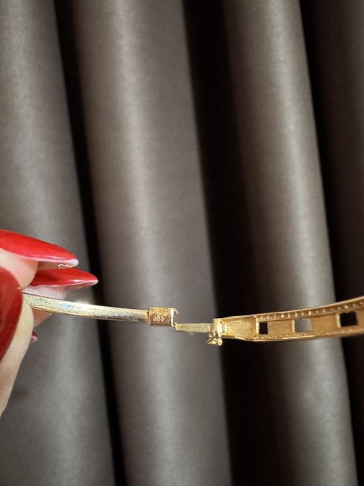 Bratara fixa(bangle) aur 14k cu zirconiu