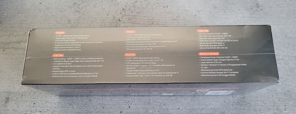 Camera de bord 70mai S410 + kit supraveghere parcare + card 128/256GB