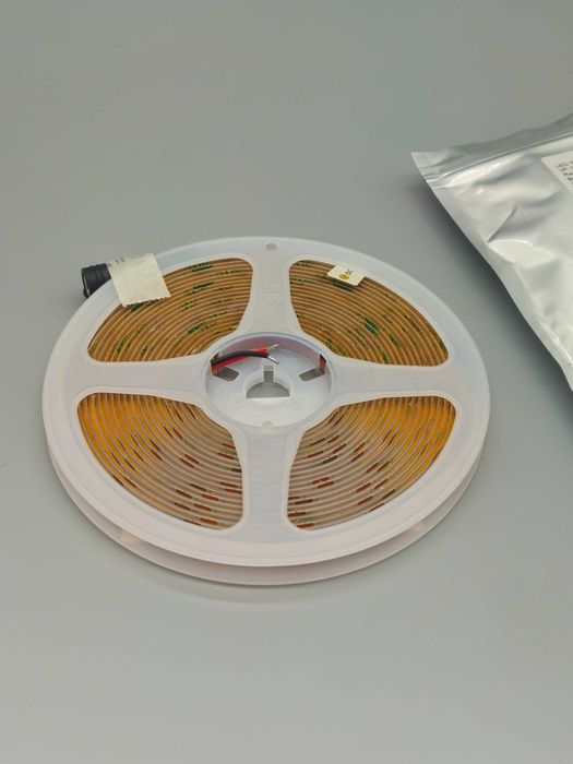 COB LED лента COXO 5 м, 12V, 3000K, 480 LED/м, CRI90, IP20