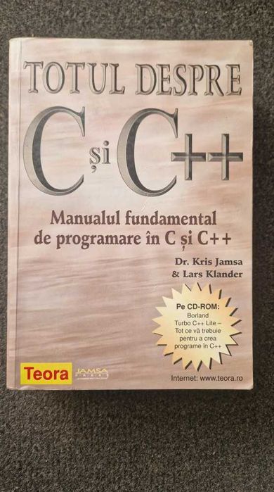 Totul despre C si C++ - Manualul fundamental - Jamsa, Klander