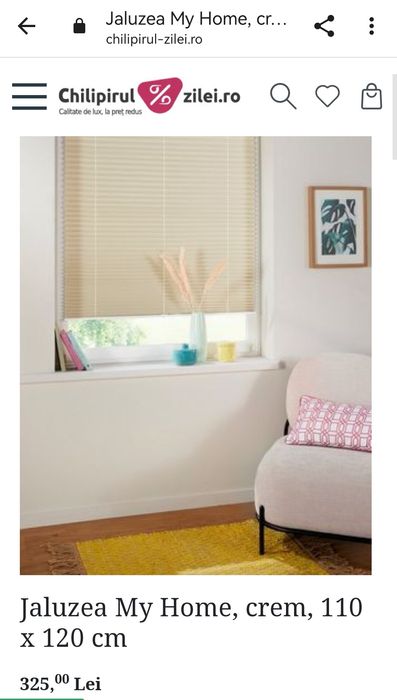 Jaluzea My home crem