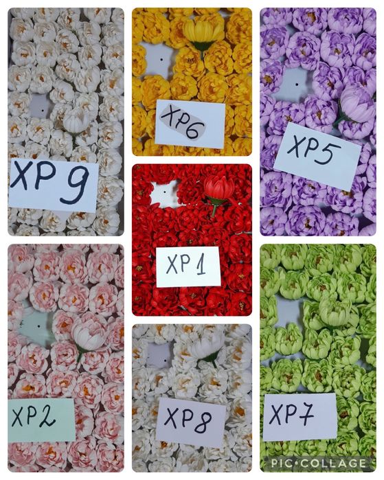 Сапунени Хризантеми - 7 цвята / Цветя за декорация / Всичко налично