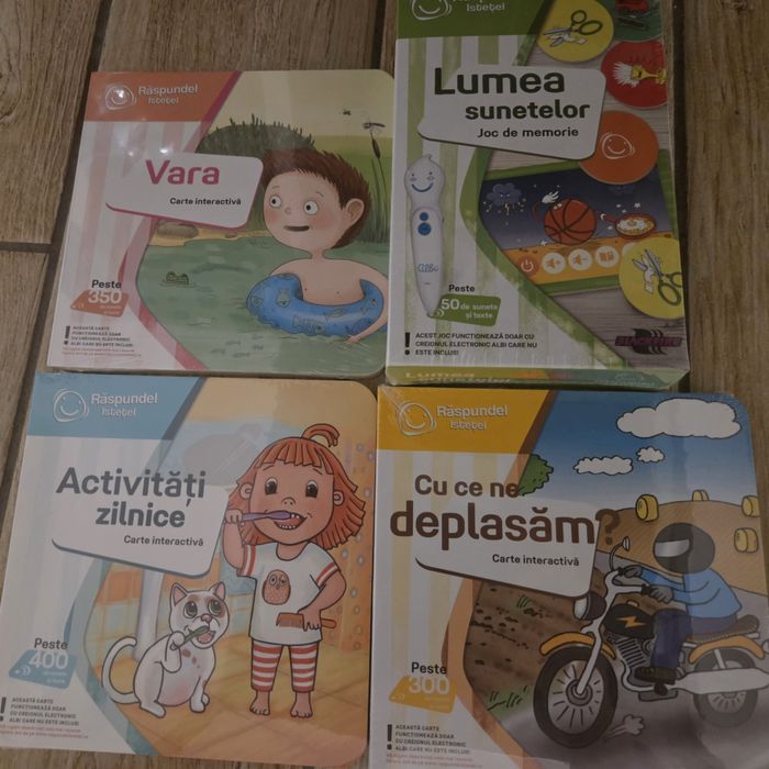 Carti copii sunete/ pop-up/ lumini Usborne/ Raspundel Istetel/
