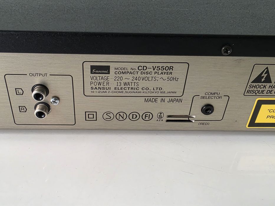 CD плейър Sansui CD-V550R