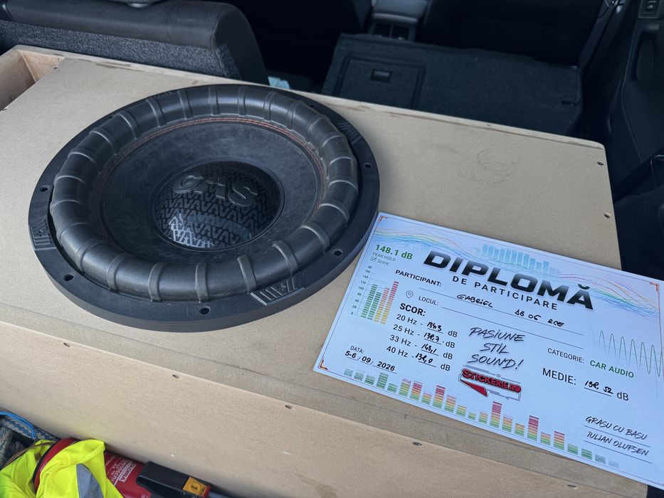 Incinte subwoofer custom.