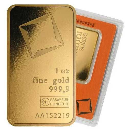 Златно кюлче Valcambi Suisse 1 oz (31.1 g)  Au 999.9