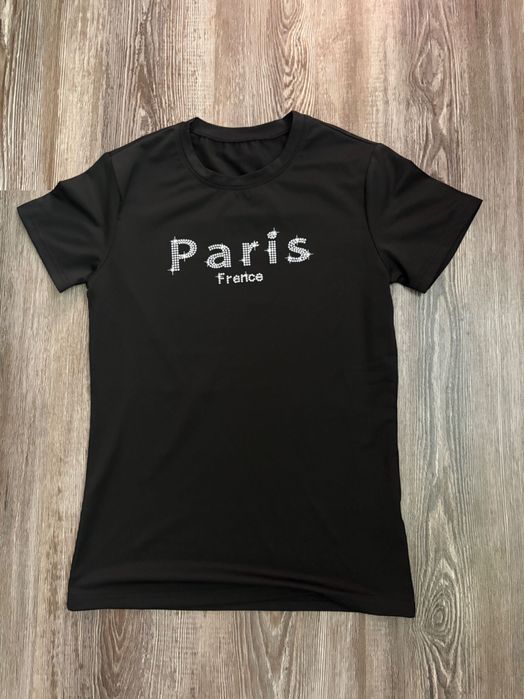 Черна дамска тениска