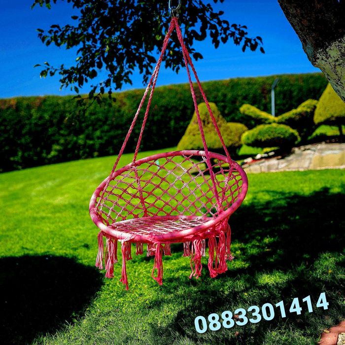 Намаление! Висяща люлка Хамак Градинска люлка Стол за балкон Различни цветове
