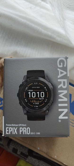 Нов Garmin Epix Pro Sapphire Titanium