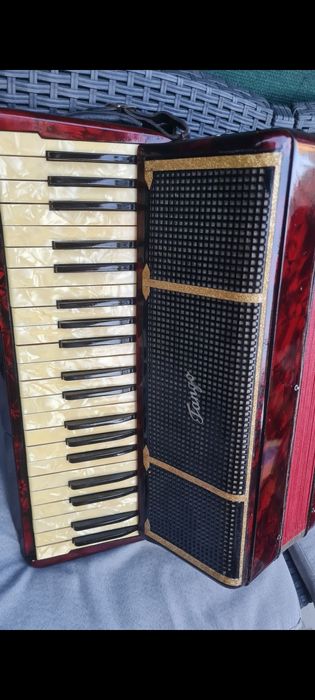 Acordeon Hohner 120 damă  Parot 80basi Firotti si Hohner sita