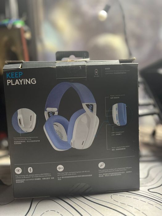 Продам Наушники
Logitech G435
белый
белый
Logitech