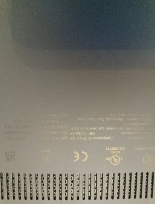 Lenovo ThinkPad P16s Gen 1