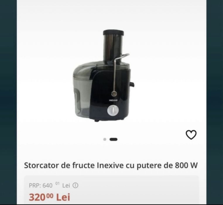 Torcator de fructe 800W