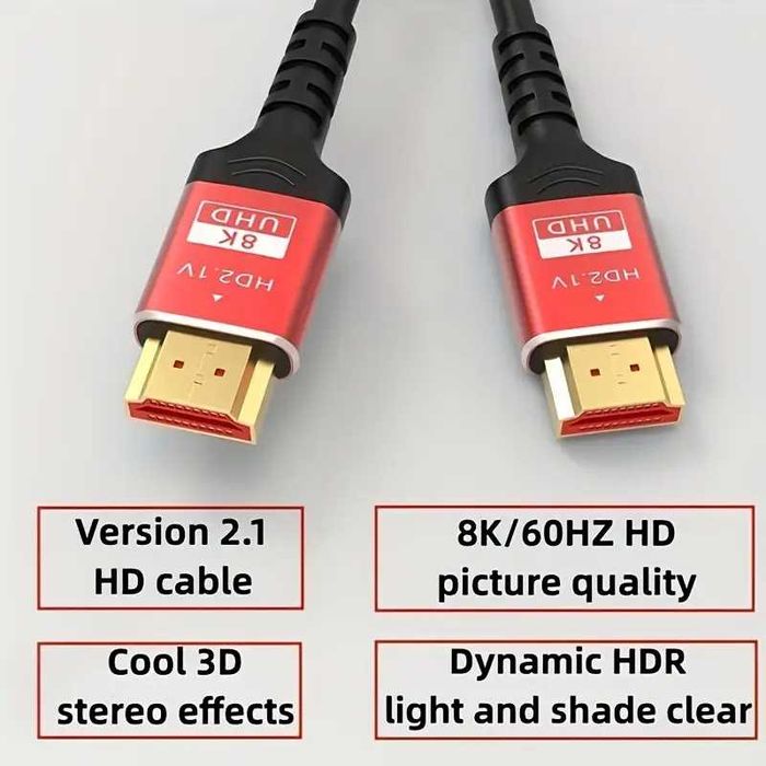 HDMI 2.1V 48Gbps "MAX FPS" I-ZCLIVE* HDTV 2.1 8K/60Hz, 4K/120Hz-240Hz!