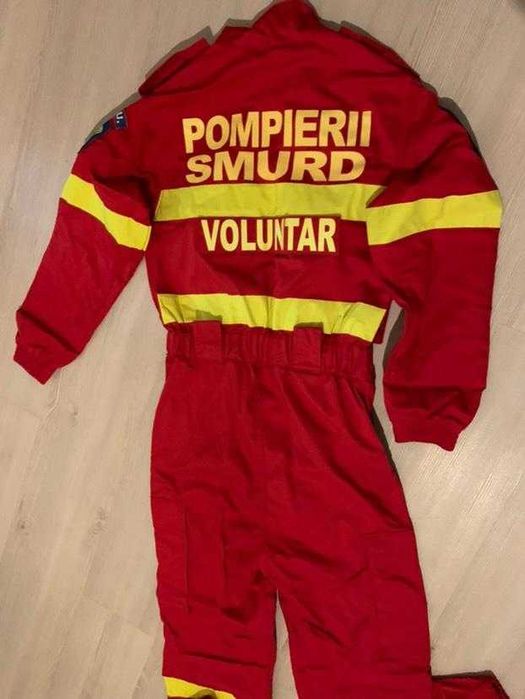 Combinezon SMURD / ISU, nou, nefolosit + ecusoane