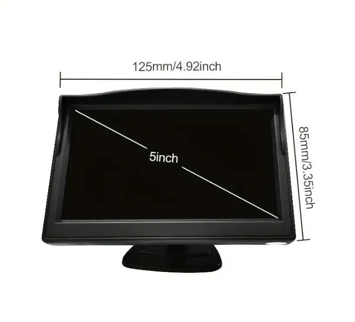 5" HD Видеокамера за кола, наблюдение на бебета и деца задната седалка